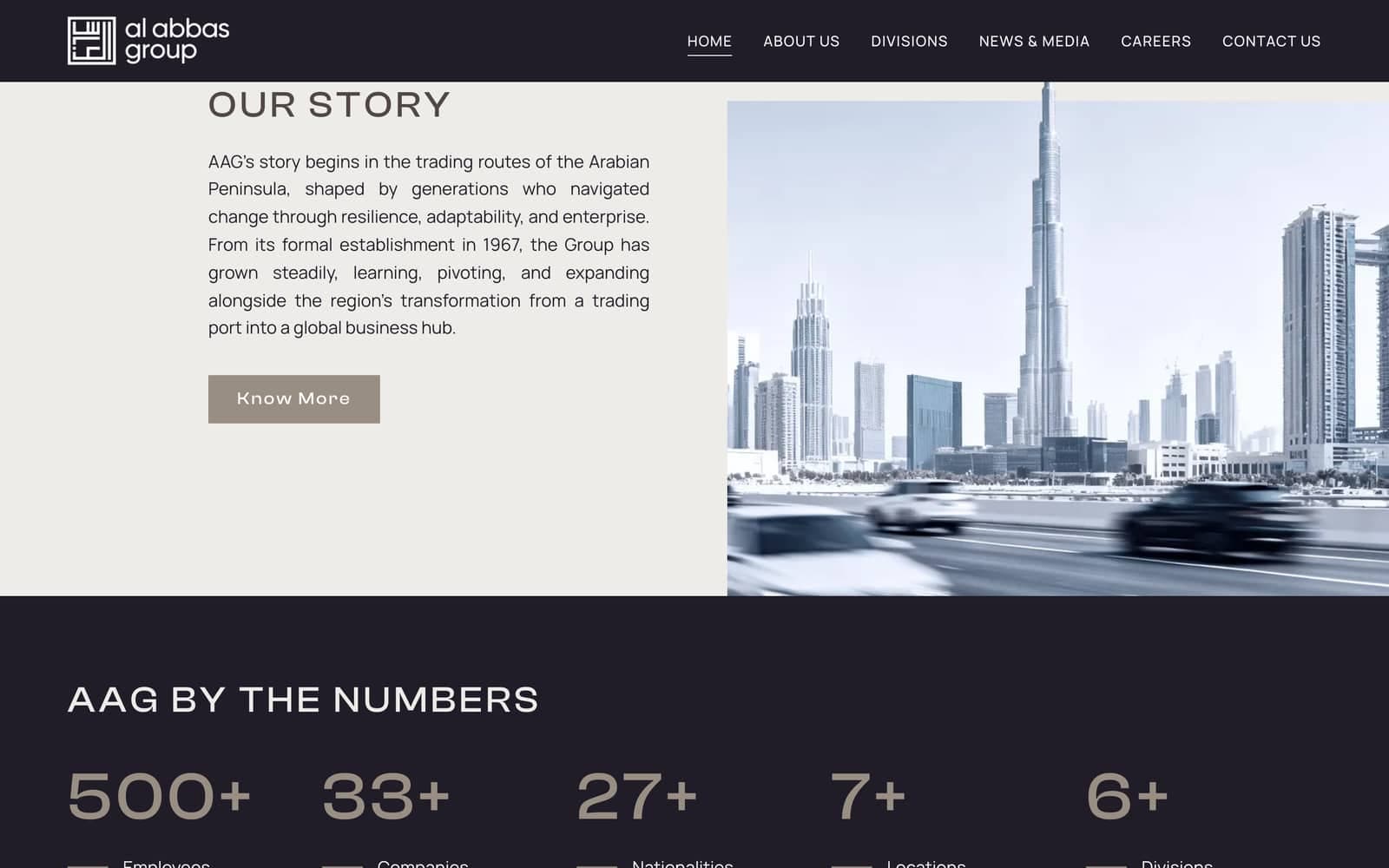 Our Story since 1967 and AAG by the numbers