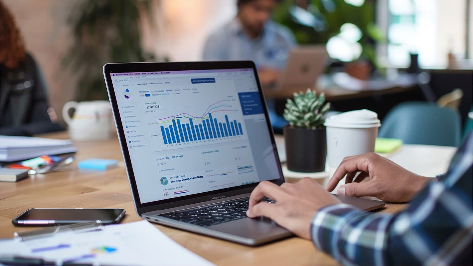 HubSpot CRM overview dashboard on a violet gradient