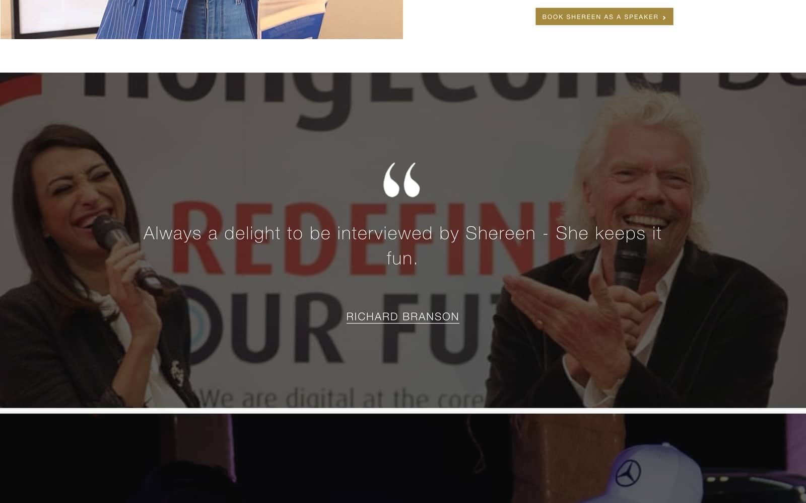 Testimonials from Richard Branson and Lewis Hamilton